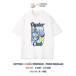 (Có áo trẻ em) Áo thun Biển Trắng Unisex cotton co giãn 4 chiều, form rộng vừa người, màu trắng ISEE VN 8