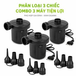 Máy Bơm Điện Cầm Tay Hai Chiều Kèm Ba Đầu GD88 - Bơm Điện Đa Năng 220V Hút Thổi Mạnh Du Lịch 9
