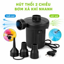 Máy Bơm Điện Cầm Tay Hai Chiều Kèm Ba Đầu GD88 - Bơm Điện Đa Năng 220V Hút Thổi Mạnh Du Lịch 3