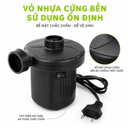 Máy Bơm Điện Cầm Tay Hai Chiều Kèm Ba Đầu GD88 - Bơm Điện Đa Năng 220V Hút Thổi Mạnh Du Lịch 7