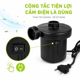 Máy Bơm Điện Cầm Tay Hai Chiều Kèm Ba Đầu GD88 - Bơm Điện Đa Năng 220V Hút Thổi Mạnh Du Lịch 5