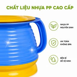 Bô Tập Đi Vệ Sinh Trẻ Em Việt Nhật Cho Bé GD97 - Bô Vệ Sinh Có Nắp Cho Bé Thiết Kế Chống Mùi 6