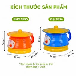 Bô Tập Đi Vệ Sinh Trẻ Em Việt Nhật Cho Bé GD97 - Bô Vệ Sinh Có Nắp Cho Bé Thiết Kế Chống Mùi 5