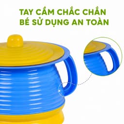 Bô Tập Đi Vệ Sinh Trẻ Em Việt Nhật Cho Bé GD97 - Bô Vệ Sinh Có Nắp Cho Bé Thiết Kế Chống Mùi 4