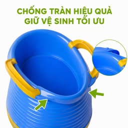 Bô Tập Đi Vệ Sinh Trẻ Em Việt Nhật Cho Bé GD97 - Bô Vệ Sinh Có Nắp Cho Bé Thiết Kế Chống Mùi 3