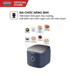 Nồi Cơm Điện Tử Sunhouse SHD8916 1.8L Chính Hãng | Công Nghệ Fuzzy Logic | 8 Chức Năng | Hẹn Giờ 24H | Lòng Nồi Siêu Dày 3