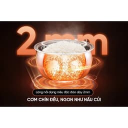 Nồi Cơm Điện Tử Sunhouse SHD8916 1.8L Chính Hãng | Công Nghệ Fuzzy Logic | 8 Chức Năng | Hẹn Giờ 24H | Lòng Nồi Siêu Dày 8