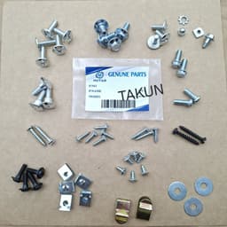 Bộ ốc vít bắt nhựa dàn áo xe WAVE Thái, ALPHA, ZX... 4