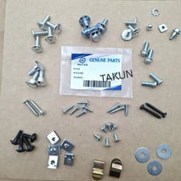 Bộ ốc vít bắt nhựa dàn áo xe WAVE Thái, ALPHA, ZX... 5