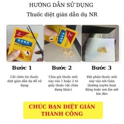 Thuốc Diệt Gián NR Dạng Bột - Hiệu Quả Diệt Kiến Nhanh Chóng, An Toàn Tận Gốc 6