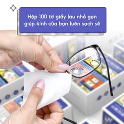 COMBO 3 Hộp 300 Tờ Khăn Lau Kính Nano JYoohome Chống Bám Hơi Nước Sương Mù Giấy Lau Kính Mắt 3