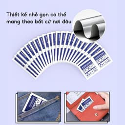 COMBO 3 Hộp 300 Tờ Khăn Lau Kính Nano JYoohome Chống Bám Hơi Nước Sương Mù Giấy Lau Kính Mắt 5