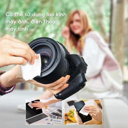 COMBO 3 Hộp 300 Tờ Khăn Lau Kính Nano JYoohome Chống Bám Hơi Nước Sương Mù Giấy Lau Kính Mắt 7