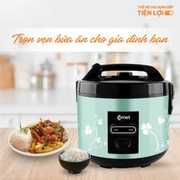 Nồi Cơm Điện Comet CM8016 1.8L 700W – Nấu Cơm Nhanh, Giữ Ấm Tự Động, Lòng Nồi Chống Dính 5