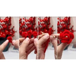 Set Nhụy Hoa Giả làm Hoa Kẽm Nhung( đã loại bỏ hàng lỗi, chuẩn số lượng) 5