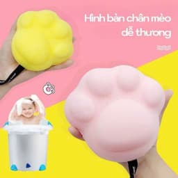 Bông Tắm Tạo Bọt Cho Bé, Mút Tắm Bọt Biển Mềm Mại, An Toàn Cho Da Em Bé, Làm Sạch Sâu, Hình Dáng Dễ Thương 6
