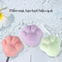 Bông Tắm Tạo Bọt Cho Bé, Mút Tắm Bọt Biển Mềm Mại, An Toàn Cho Da Em Bé, Làm Sạch Sâu, Hình Dáng Dễ Thương 5
