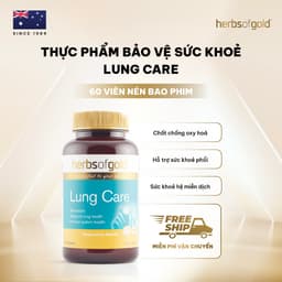 Viên Uống Hỗ Trợ Phổi Herbs of Gold Lung Care – Bảo Vệ Phổi & Tăng Miễn Dịch – Hộp 60 Viên 1