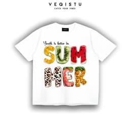 Áo Thun BOXY Local Brand VEQISTU "TROPICAL", Áo Thun Boxy Form Rộng Unisex 250Gsm 100% Cotton 3