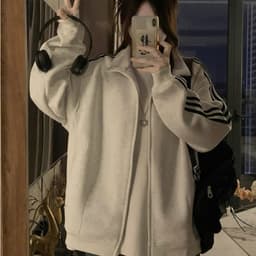 Áo Khoác Nỉ Bông 3 Sọc Nam Nữ From Rộng APT Unisex Áo Khoác Thể Thao Chất Vải Nỉ Bông Dày 3