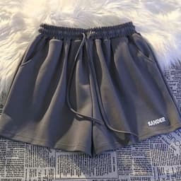 Quần đùi nam nữ KWER APT Unisex Quần Short in chữ nổi chất vải tổ ong mặc thoải mái quần short unisex 8