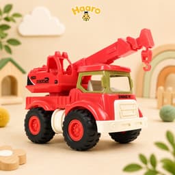 Đồ chơi xe kỹ thuật công trình xây dựng chất liệu nhựa cao cấp an toàn cho bé 3