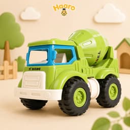 Đồ chơi xe kỹ thuật công trình xây dựng chất liệu nhựa cao cấp an toàn cho bé 5