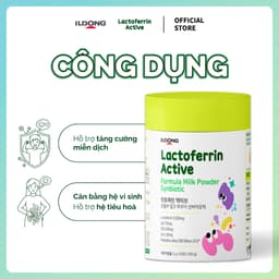 Lactoferrin Active ILDONG Hàn Quốc, Bổ Sung Lactoferrin, IgG, Lợi Khuẩn Và Kẽm, Hỗ Trợ Tăng Cường Đề Kháng Cho Bé 2