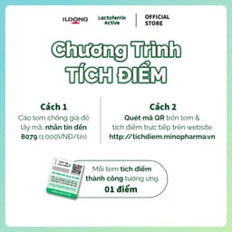 Lactoferrin Active ILDONG Hàn Quốc, Bổ Sung Lactoferrin, IgG, Lợi Khuẩn Và Kẽm, Hỗ Trợ Tăng Cường Đề Kháng Cho Bé 7