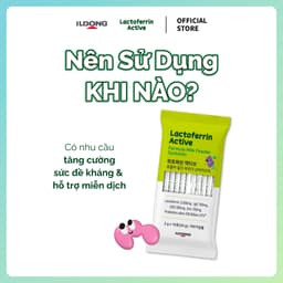 Lactoferrin Active ILDONG Hàn Quốc, Bổ Sung Lactoferrin, IgG, Lợi Khuẩn Và Kẽm, Hỗ Trợ Tăng Cường Đề Kháng Cho Bé 4
