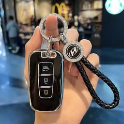 Ốp Khóa Xe TPU Cho Kia Forte 3 Nút, Cerato, Soluto, Hyundai Chống Xước, Chống Va Đập, Ôm Khít Smartkey - HongMinhAuto88 9