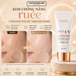 Kem Chống Nắng RUÉE Waterfull UV Essence Tone-Up SPF50+ PA++++ 50ml – Chống Nắng, Nâng Tone Hồng Tự Nhiên, Cấp Ẩm 3