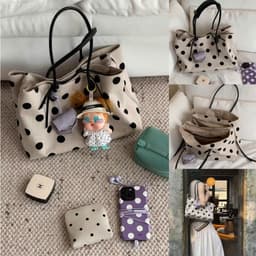 V346# Túi kẹp nách chấm bi 1