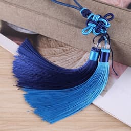 Tua Rua Đôi Cát Tường Đồng Tâm - Bộ Dây Treo Kết Phối Màu Kèm Phụ Kiện Treo Quạt, Áo Dài, Hộp Quà, Trang Trí Cổ Phong 6