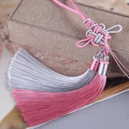 Tua Rua Đôi Cát Tường Đồng Tâm - Bộ Dây Treo Kết Phối Màu Kèm Phụ Kiện Treo Quạt, Áo Dài, Hộp Quà, Trang Trí Cổ Phong 8