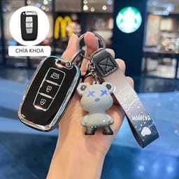 Ốp Khóa Xe TPU Cho Kia Forte 3 Nút, Cerato, Soluto, Hyundai Chống Xước, Chống Va Đập, Ôm Khít Smartkey - HongMinhAuto88 7