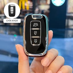 Ốp Khóa Xe TPU Cho Kia Forte 3 Nút, Cerato, Soluto, Hyundai Chống Xước, Chống Va Đập, Ôm Khít Smartkey - HongMinhAuto88 3