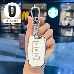 Ốp Khóa Xe TPU Cho Kia Forte 3 Nút, Cerato, Soluto, Hyundai Chống Xước, Chống Va Đập, Ôm Khít Smartkey - HongMinhAuto88 6