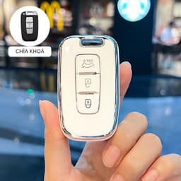 Ốp Khóa Xe TPU Cho Kia Forte 3 Nút, Cerato, Soluto, Hyundai Chống Xước, Chống Va Đập, Ôm Khít Smartkey - HongMinhAuto88 4