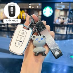 Ốp Khóa Xe TPU Cho Kia Forte 3 Nút, Cerato, Soluto, Hyundai Chống Xước, Chống Va Đập, Ôm Khít Smartkey - HongMinhAuto88 8