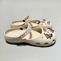 Dép sục ballet nữ dáng búp bê, giày sục tiểu thư gọn chân tặng kèm charm sticker trang trí 2