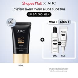 [ HÀNG CTY] Kem chống nắng AHC phổ rộng căng mướt da chuẩn Hàn Masters Aqua Rich Sun Cream 1