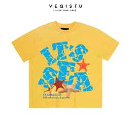 Áo Thun BOXY Local Brand VEQISTU "IT'S SEA", Áo Thun Boxy Form Rộng Unisexm Nam Nữ 250Gsm 100% Cotton 7