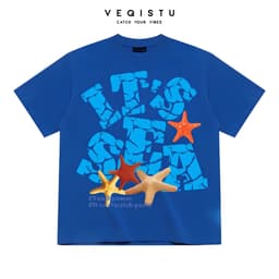 Áo Thun BOXY Local Brand VEQISTU "IT'S SEA", Áo Thun Boxy Form Rộng Unisexm Nam Nữ 250Gsm 100% Cotton 4