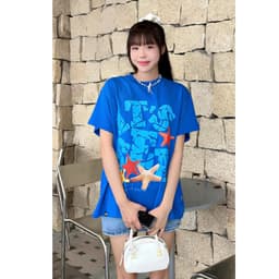 Áo Thun BOXY Local Brand VEQISTU "IT'S SEA", Áo Thun Boxy Form Rộng Unisexm Nam Nữ 250Gsm 100% Cotton 2