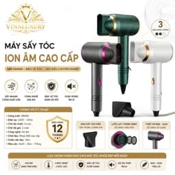 Máy Sấy Tóc - Máy Tạo Kiểu Tóc 2 Chiều Nóng Lạnh Nhanh Khô Công Suất Lớn, 3 Chế Độ Sấy ( VINALUXURY ) 1