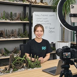Bộ Kit Tự Setup Layout Thuỷ Sinh Rừng Ver.16 Tại Nhà | Layout Thuỷ Sinh Module Thương Hiệu RF Aquarium 9