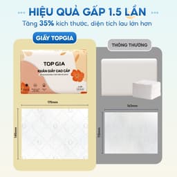 Giấy Ăn rút Sắc Hạ 4 Lớp Dập Vân 4D – Khăn Giấy Cao Cấp Siêu Dai, Mềm Mịn, Thấm Hút Tốt, Ít Bụi Giấy 5