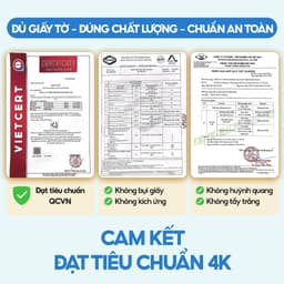 Giấy Ăn rút Sắc Hạ 4 Lớp Dập Vân 4D – Khăn Giấy Cao Cấp Siêu Dai, Mềm Mịn, Thấm Hút Tốt, Ít Bụi Giấy 8
