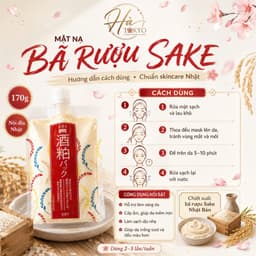 Mặt Nạ Gạo SAKE Ủ Sáng Da PDC Wafood Nhật Bản (170g) - Thu Nhỏ Lỗ Chân Lông, Da Đều Màu, Mịn Màng 2